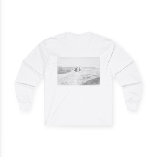 Minimalist Graphic Long Sleeve Tee, Unisex Casual Wear, Nature Inspired Tee, Gift for Him/Her, Perfect for Fall/Winter Style